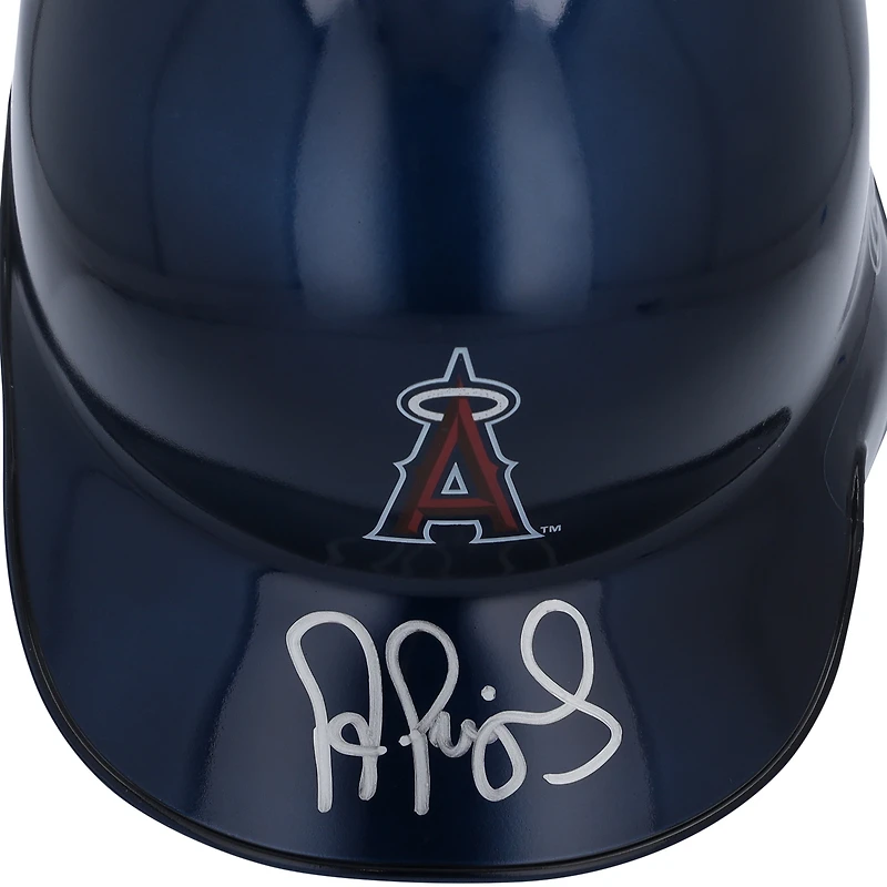 Albert Pujols Los Angeles Angels Autographed Alternate Navy Chrome Rawlings Mini Batting Helmet - Fanatics Exclusive