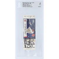 Albert Pujols Los Angeles Angels Autographed Career Hit 2500 Beckett Fanatics Witnessed Authenticated Ticket from September 6, 2014 with "2500th Career Hit" Inscription