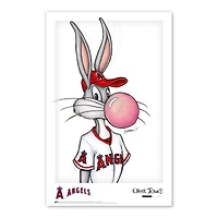 Bugs Bunny Los Angeles Angels 11" x 17" Looney Tunes Poster Print