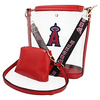 Cuce Los Angeles Angels Rhinestone Clear Purse