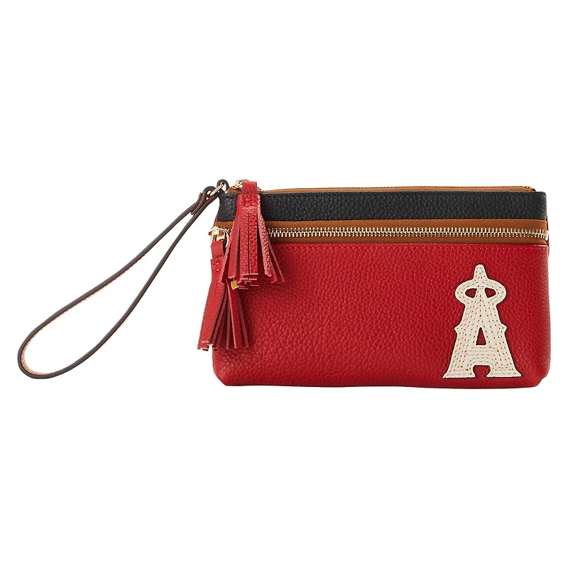 Dooney & Bourke Los Angeles Angels Infield Poignet à double fermeture éclair