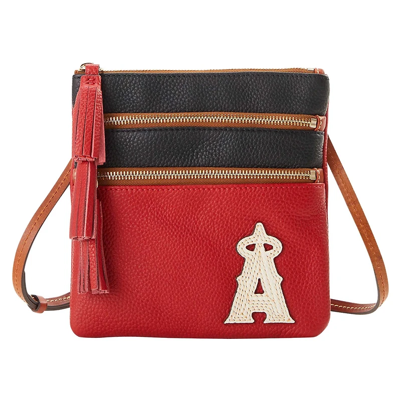 Dooney & Bourke Los Angeles Angels Infield Sac à bandoulière à triple fermeture éclair