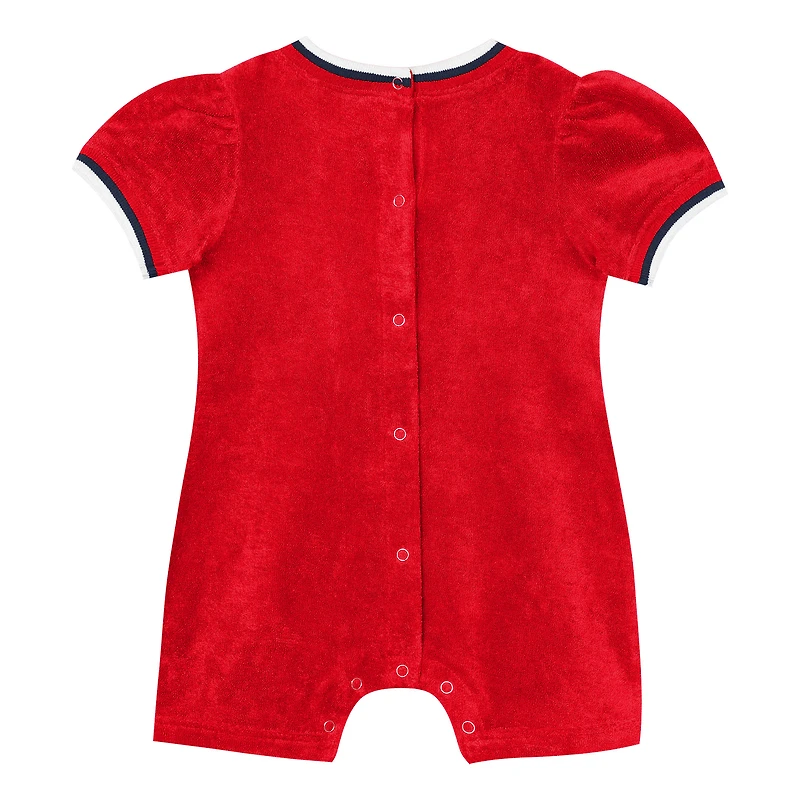 Girls Infant Outerstuff Red Los Angeles Angels Wind-Up Coverall