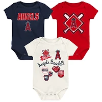 Ensemble de 3 pièces pour bébé Baby Outerstuff Los Angeles Angels Home Plate