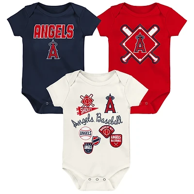 Ensemble de 3 pièces pour bébé Baby Outerstuff Los Angeles Angels Home Plate