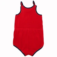 Infant Red Los Angeles Angels Hit & Run Bodysuit