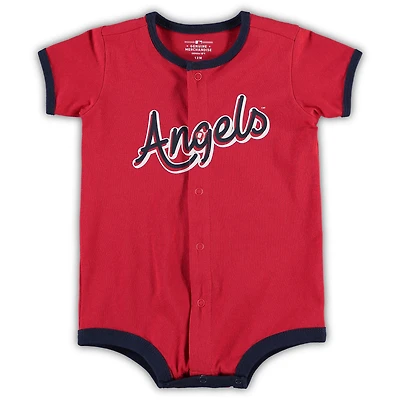 Barboteuse rouge Los Angeles Angels Power Hitter pour bébé