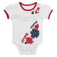Ensemble jupe-bandeau 3 pièces Sweet Catcher pour bébé blanc Los Angeles Angels