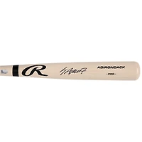 Jo Adell Los Angeles Angels Autographed Blonde Rawlings Pro Bat