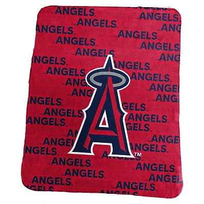 Couverture polaire classique Logo Brands Los Angeles Angels 50" x 60"
