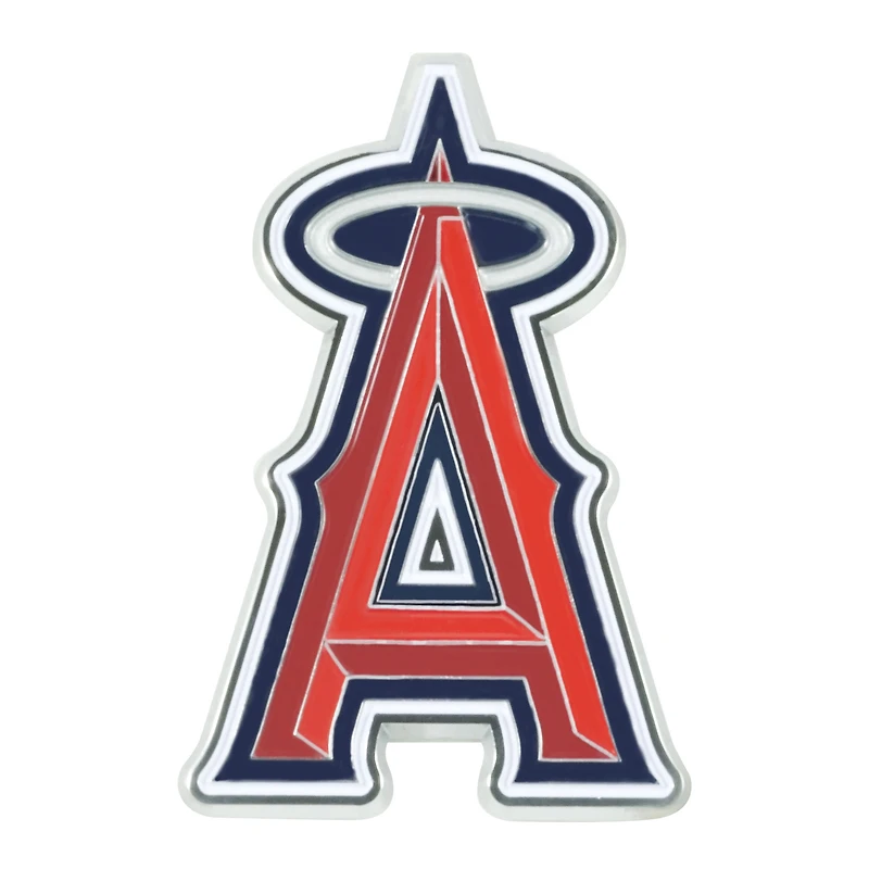 Logo des Los Angeles Angels en relief, emblème automobile en couleur