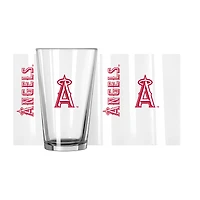 Anges de Los Angeles 16 oz. Verre à pinte Team Wordmark Game Day