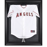 Vitrine de présentation du maillot avec logo encadré noir des Los Angeles Angels