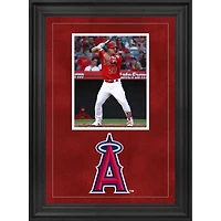 Cadre photo vertical de luxe Los Angeles Angels 8" x 10" avec logo de l'équipe