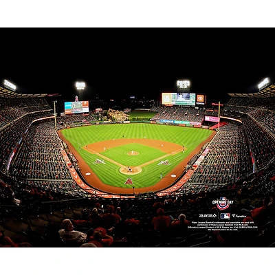 Los Angeles Angels Unsigned 2021 Opening Day Stadium Photograph