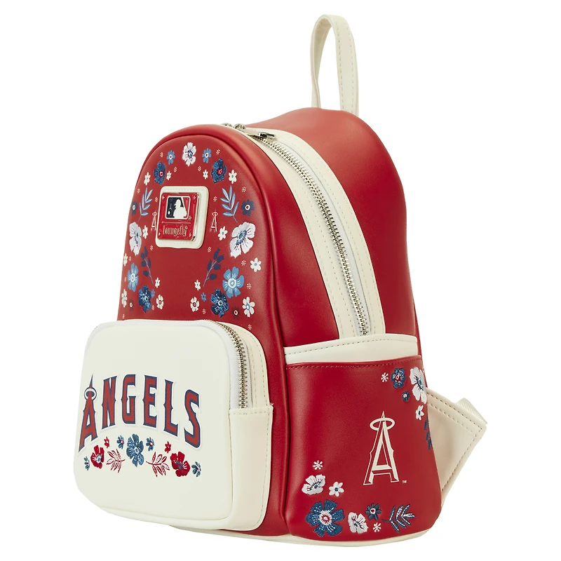 Loungefly Los Angeles Angels Mini sac à dos floral