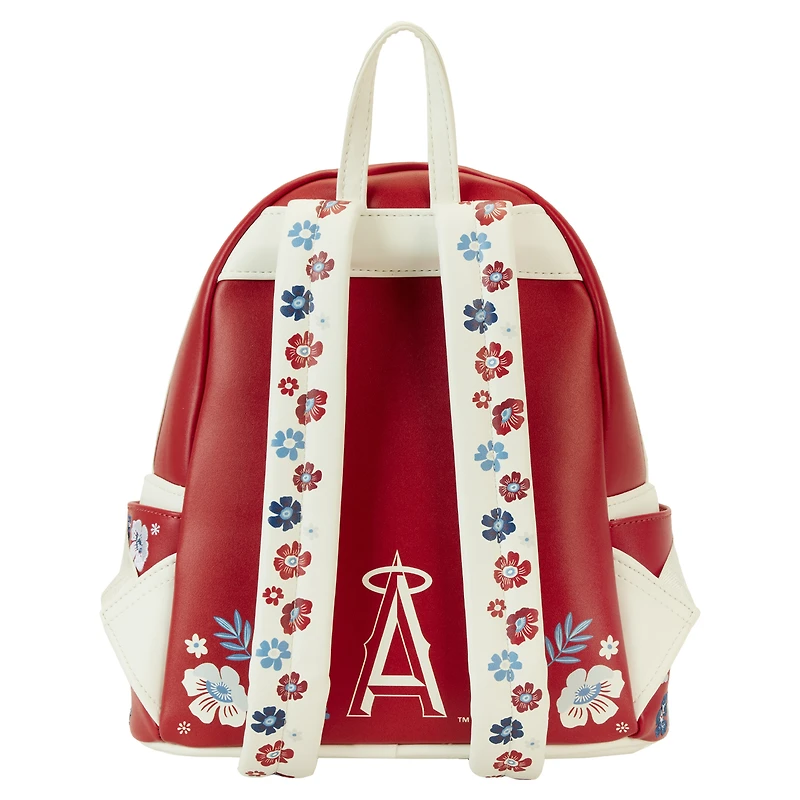 Loungefly Los Angeles Angels Floral Mini Backpack