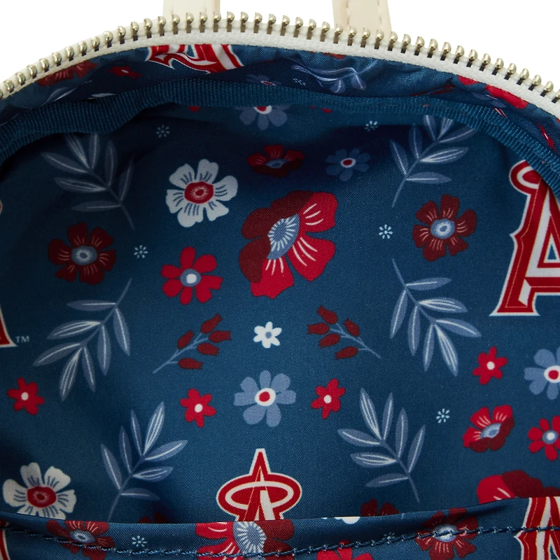 Loungefly Los Angeles Angels Floral Mini Backpack