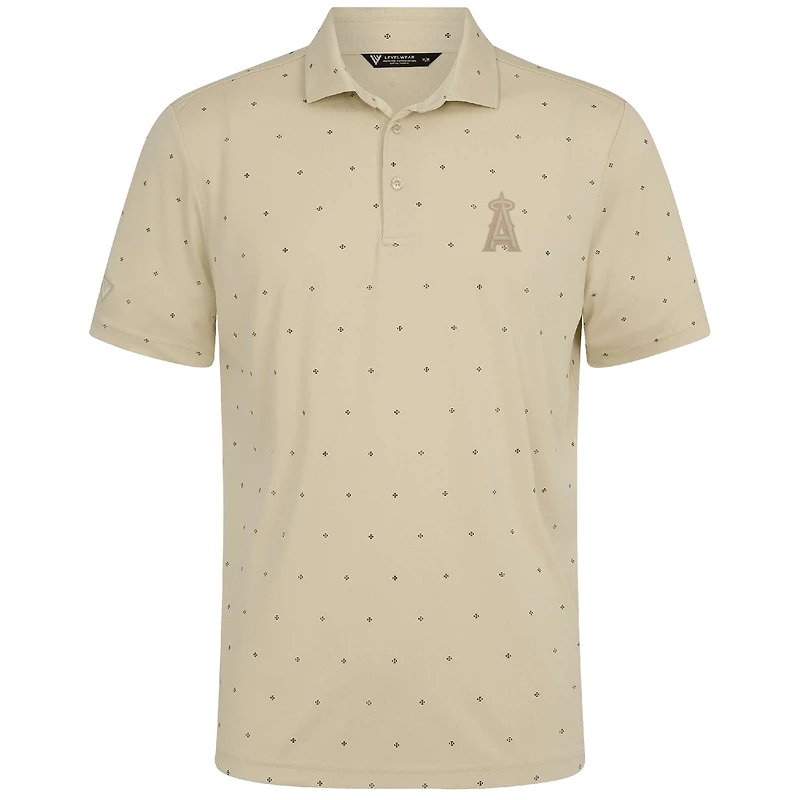 Polo Vision crème pour homme des Los Angeles Angels de Levelwear