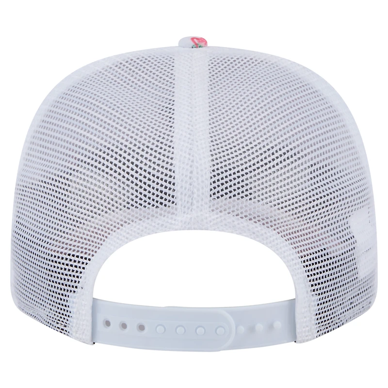 Casquette extensible à bouton-pression 9SEVENTY Flamingo blanche des Los Angeles Angels de New Era pour homme