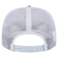 Casquette extensible à bouton-pression 9SEVENTY Flamingo blanche des Los Angeles Angels de New Era pour homme
