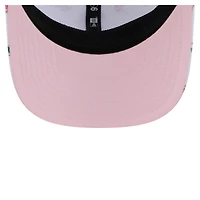 Casquette extensible à bouton-pression 9SEVENTY Flamingo blanche des Los Angeles Angels de New Era pour homme