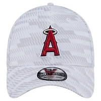 Men's New Era  White Los Angeles Angels Graded 39THIRTY Flex Hat