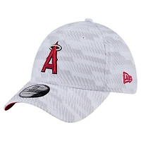 Casquette New Era blanche Los Angeles Angels Graded 39THIRTY Flex pour homme