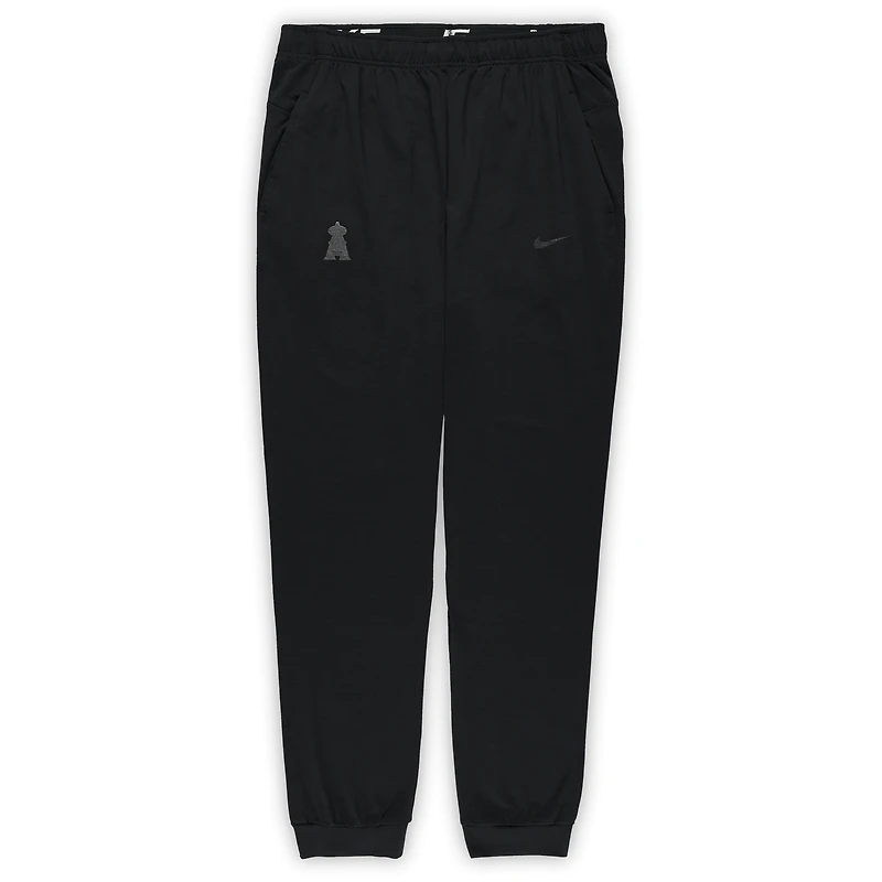 Men's Nike  Black Los Angeles Angels Big & Tall Performance Travel Pants