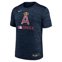 Men's Nike  Navy Los Angeles Angels Authentic Collection Velocity Dri-FIT T-Shirt