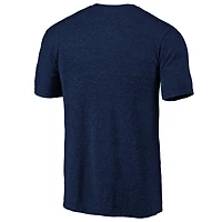 Men's Profile  Navy Los Angeles Angels Big & Tall Distressed Logo T-Shirt
