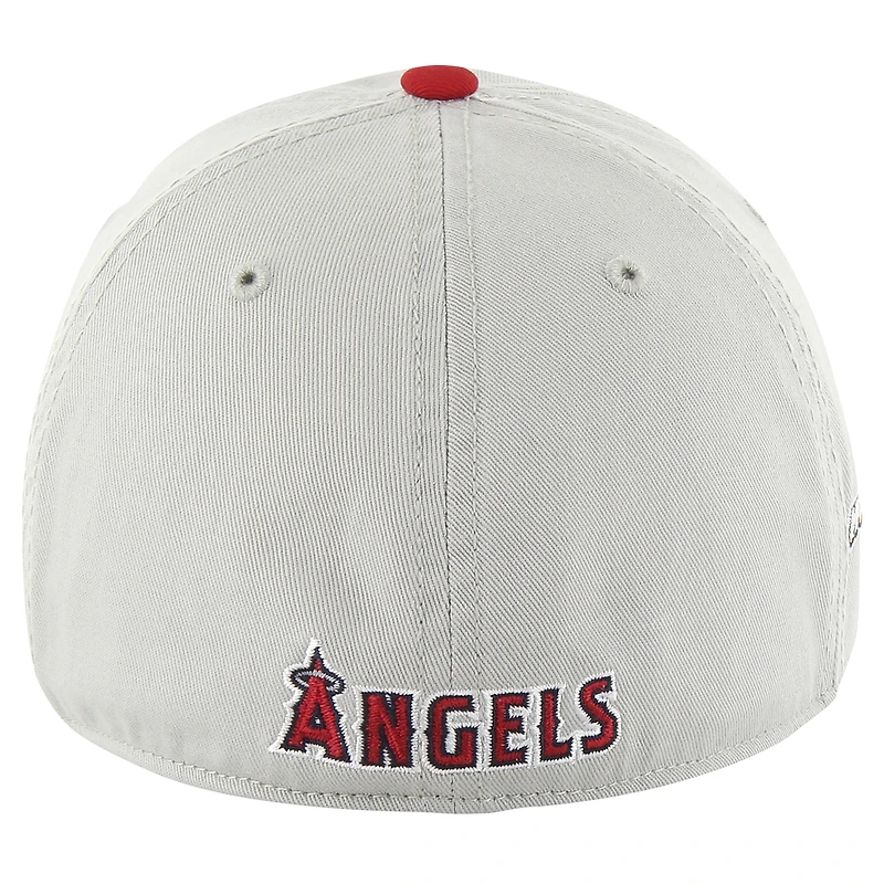 Casquette ajustée '47 gris/rouge Los Angeles Angels Sure Shot Classic Franchise pour hommes