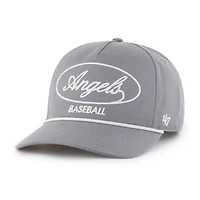 Men's '47 Gray Los Angeles Angels Foundational Hitch Adjustable Hat