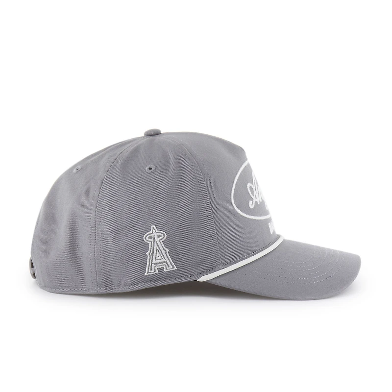 Men's '47 Gray Los Angeles Angels Foundational Hitch Adjustable Hat