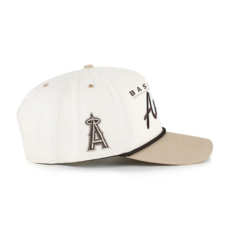 Men's '47 Natural/Tan Los Angeles Angels Neutral Terrain Hitch Rope Adjustable Hat