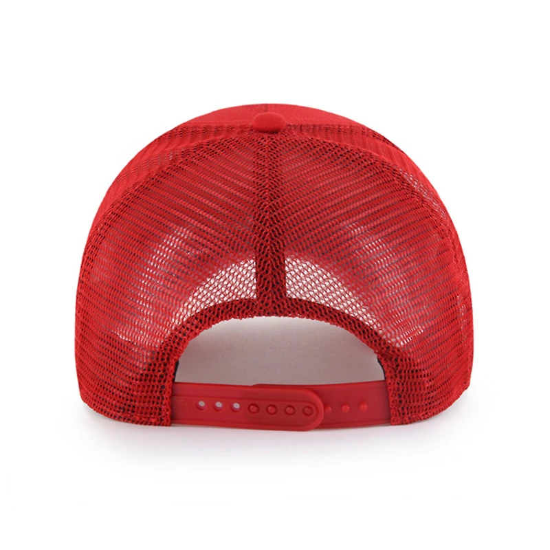 Casquette de camionneur ajustable rouge Los Angeles Angels Ballpark Offside pour homme '47