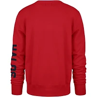Men's '47 Red Los Angeles Angels City Connect Legend Headline Pullover Sweatshirt