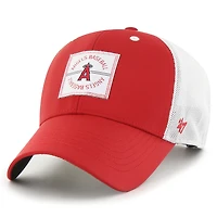 Men's '47 Red Los Angeles Angels Disburse MVP Trucker Adjustable Hat