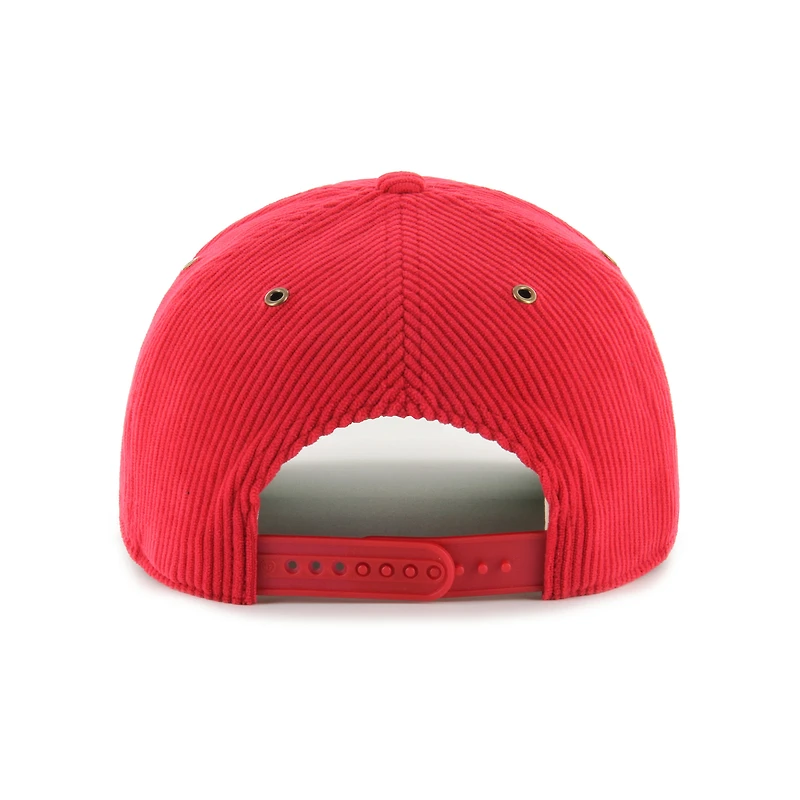 Casquette snapback en velours côtelé rouge Los Angeles Angels Laurus pour homme '47