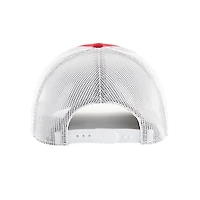 Casquette réglable de camionneur avec patch régional rétro '47 rouge des Los Angeles Angels pour hommes