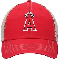 Men's '47 Red Los Angeles Angels Trawler Clean Up Trucker Snapback Hat