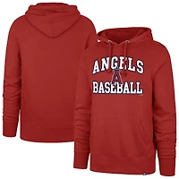 Sweat à capuche rouge Los Angeles Angels Velocity Headline pour homme '47