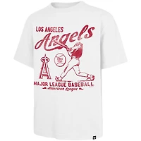 T-shirt blanc pour homme « 47 » des Los Angeles Angels, édition régionale de la Batter Foundation
