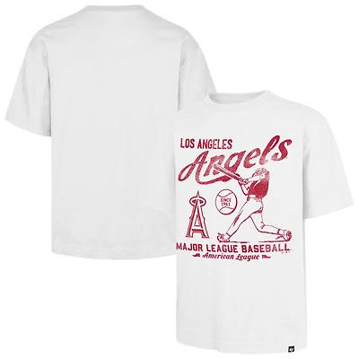 T-shirt blanc pour homme « 47 » des Los Angeles Angels, édition régionale de la Batter Foundation