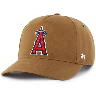 Men's Carhartt x '47  Brown Los Angeles Angels Hitch Adjustable Hat