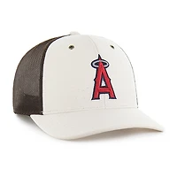 Casquette trucker ajustable Carhartt x '47 Los Angeles Angels, coloris naturel/marron, non teinte