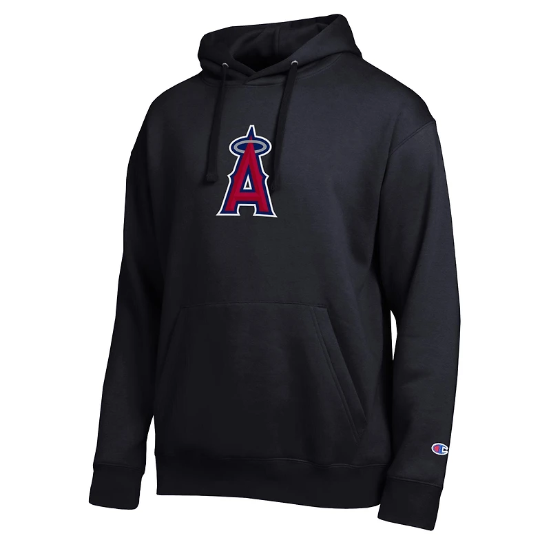 Men's Champion Black Los Angeles Angels All Star Embroidered Logo Hoodie