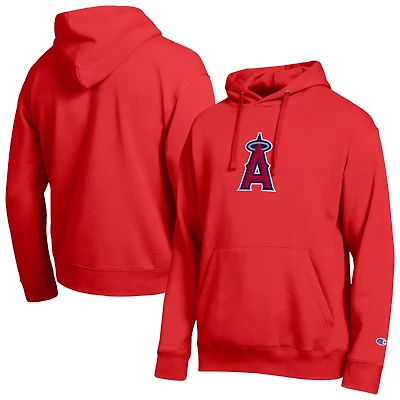 Sweat à capuche Champion rouge pour homme avec logo brodé All Star des Los Angeles Angels