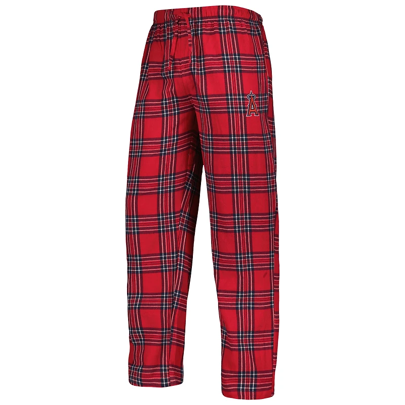 Ensemble de pyjama et pantalon avec écusson Los Angeles Angels Concepts Sport rouge/bleu marine pour homme