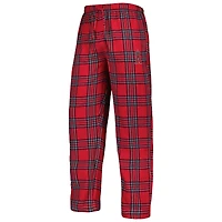 Ensemble de pyjama et pantalon avec écusson Los Angeles Angels Concepts Sport rouge/bleu marine pour homme